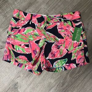NWT Lilly Pulitzer callahan shorts, leaf print